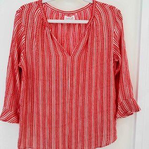 Velvet by Graham and Spenser Red Blouse